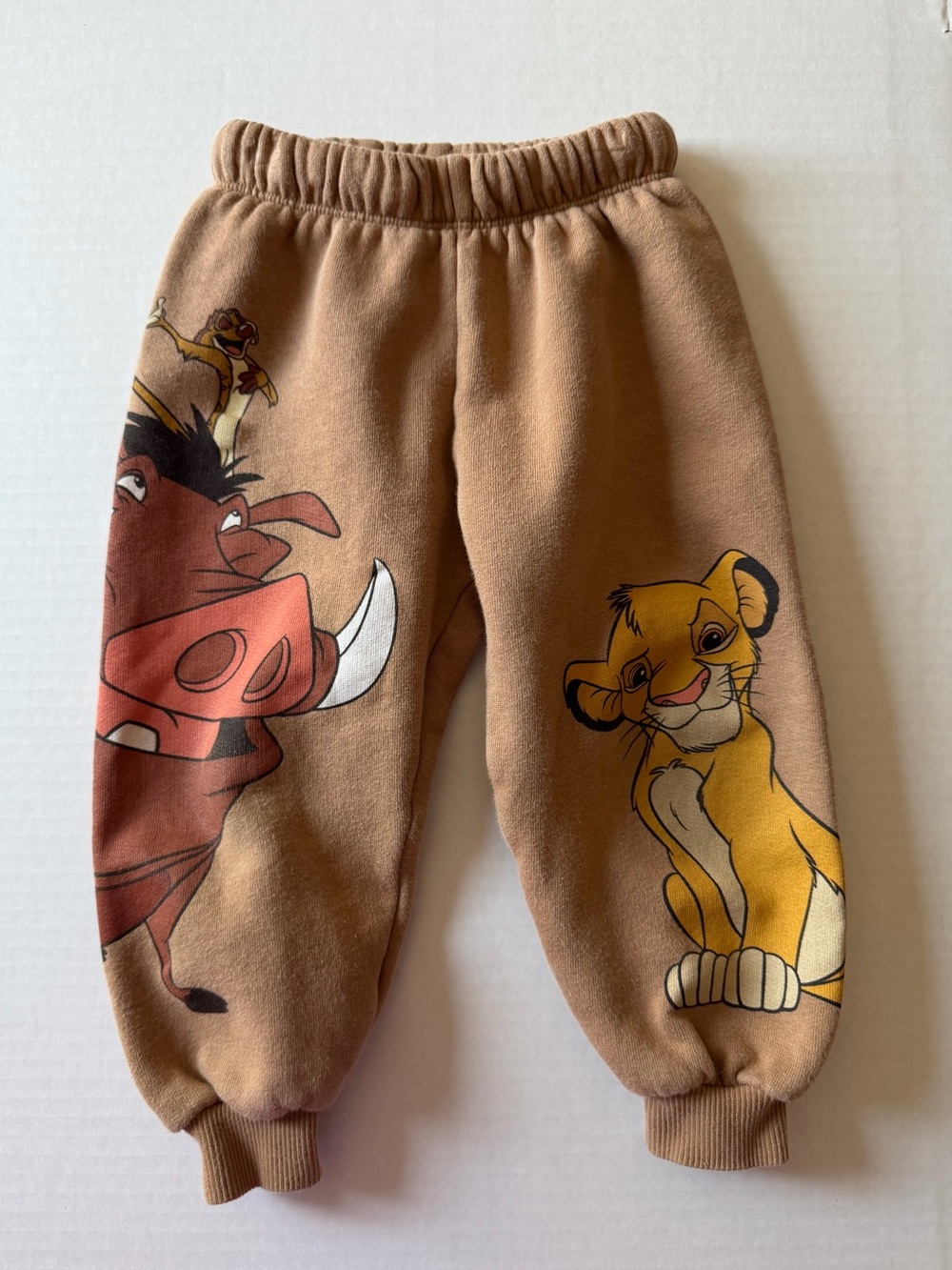 Zara x Disney Lion King Simba Timon Pumbaa Joggers 3-4Y 104 2/3 best